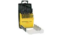 2607019435 Bosch 19-Piece Twist Drill Bit Set for Metal, 10mm Max, 1mm Min, HSS-R Bits