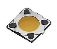 evq7p6b40 Panasonic IP67 Black Push Plate Tactile Switch, SPST 20 mA @ 15 V dc 4.3mm Surface Mount