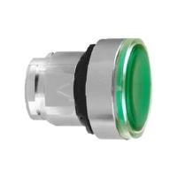 zb4bh033 Schneider Electric Harmony XB4 Series Green Illuminated Maintained Push Button Head, 22mm Cutout, IP66, IP67, IP69K