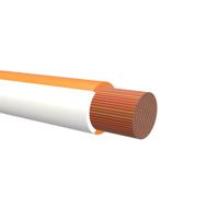 50992-33-100 NEMIQ 50992 Series Orange/White 0.75 mm² Hook Up Wire, 1, 100m, PVC Insulation,
