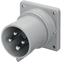 2431696 Scame IP44 Red Panel Mount 3P + E Industrial Power Plug, Rated At 16A, 415 V