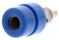930166102 Hirschmann Test & Measurement Blue Female Banana Socket, 4 mm Connector, Solder Termination, 32A, 30 V ac, 60V dc, Tin