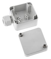 12945501 Spelsberg TK Series Grey Polystyrene Enclosure, IP66, Grey Lid, 52 x 50 x 35mm