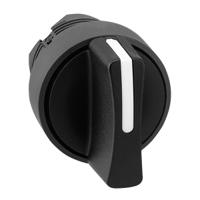 zb5ad8 Schneider Electric Harmony XB5 Series 3 Position Selector Switch Head, 22mm Cutout, Black Handle