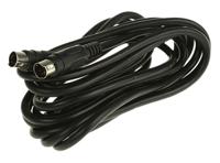742-4270 RS PRO Male 4 Pin mini-DIN to Male 4 Pin mini-DIN Black DIN Cable 3m