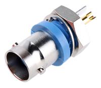 j01001b0043 Telegartner, Jack Panel Mount BNC Connector, 50Ω, Solder Termination, Straight Body