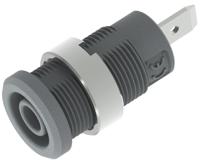 3274-i-g Electro PJP Grey Female Banana Socket, Plug In Termination, 36A, 600 → 1000V