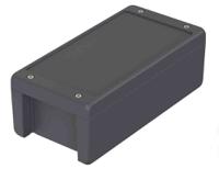 00165234 Bopla Bocube Alu Series Graphite Grey Aluminium General Purpose Enclosure, IP66, IP68, IP69, IK09, Graphite Grey Lid,