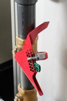 ball-valve-lockout-device-38-inch Brady Red 1-Lock Steel Ball Valve Lockout, 9.53mm Shackle, 25mm Attachment