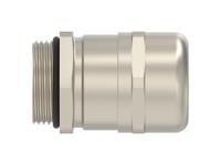 1sng613010r0000 Entrelec 1SNG Series Brass Brass, CR, NBR Cable Gland, M25 Thread, 13mm min., 18mm max., IP66, IP68