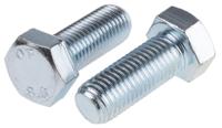 276-336 RS PRO Bright Zinc Plated Steel, Hex Bolt, M20 x 50mm