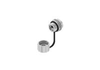17-150134 CONEC 17 Series Single-Port RJ45 Receptacle Assembly Kit, Cat6a, Shielded