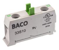33s10 BACO BACO Series Contact Block, 600V, 1NO