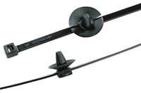 150-37791-t50rossft65-16-3-pa66hspa66hirhs-bk HellermannTyton Cable Tie, Releasable, 200mm x 4.6 mm, Black Polyamide 6.6 (PA66), Pk-500