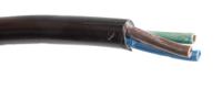 491-998 RS PRO 3183Y 1.5 mm² 3 Core Power Cable, H05VV-F, Black PVC, 100m