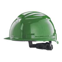 4932479249 Milwaukee Bolt 100 Green Hard Hat with Chin Strap, AdjustableVentilated
