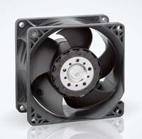 8214j2h4p ebm-papst 8200 J Series Axial Fan, 24 V dc, DC Operation, 222.7m³/h, 37W, IP20, 80 x 80 x 38mm