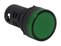 763-7921 RS PRO, Panel Mount Green LED Pilot Light, 22mm Cutout, IP65, Round, 110V ac
