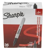 2025040 Sharpie Fine Tip Black Marker Pen