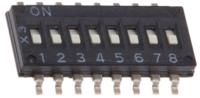 a6h-8101 Omron 8 Way Surface Mount DIP Switch 8P