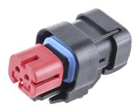 776522-1 TE Connectivity, AMPSEAL 16 Automotive Connector Socket Red Cable Mount 2 Way