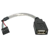 usbmbadapt StarTech.com USB 2.0, Female 4 Pin IDC to Female USB A, 480Mbps, 150mm