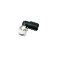 3109-56-10 Legris LF 3000 Series Elbow Threaded Adaptor, 1/4 in to R 1/8 Male, Threaded Connection Style, 3109 56 10