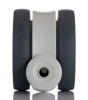 5920-uap-100-s70-m10x15 Tente Swivel Castor Wheel, 100kg Capacity, 100mm Wheel