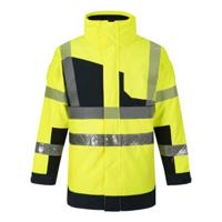 260cvm CODUPAL Lumina Yellow/Navy Unisex Hi Vis Jacket, M