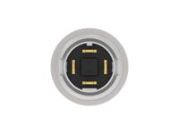 av12f10e612q04 TE Connectivity AV 12 Series Illuminated Push Button Switch, Momentary, Screw Mount, 12mm Cutout, SPST, Green LED, 24V,