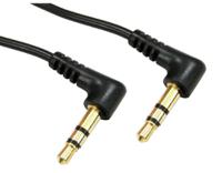 286-2856 RS PRO Male 3.5mm Stereo Jack to Male 3.5mm Stereo Jack Aux Cable, Black, 10m