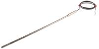 455-4321 RS PRO Type J Mineral Insulated Thermocouple 250mm Length, 6mm Diameter → +760°C