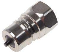 745-4713 RS PRO Steel Male Hydraulic Quick Connect Coupling, BSP 1 Male