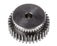 521-6480 RS PRO Steel 36 Teeth Spur Gear, 1.5 Module, 10mm Bore Diam, 54mm Pitch Diam, 45mm Hub Diam
