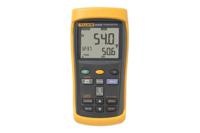 fluke-54-2-b-60hz Fluke 54 II B Wired Digital Thermometer for Industrial Use, E, J, K, N, R, S, T Probe, 2 Input(s), +1767°C Max, ±0.3 K