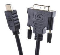 182-8569 RS PRO, 3m Male HDMI to Male DVI-D Dual Link 1920x1200