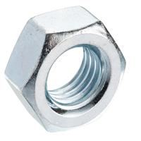 287-4154 RS PRO, Bright Zinc Plated Steel Hex Nut, DIN 934, M22