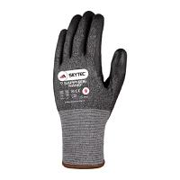 skg00033fl Skytec SAPPHIRE NANO Black High Performance Polyethylene, HPPE, Nylon, Steel Nylon Work Gloves, Size 11, Polyurethane