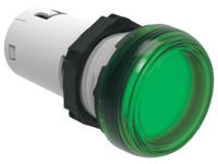 lpmld3 Lovato, LPML, Panel Mount Green LED Pilot Light, 22mm Cutout, IP66, IP67, IP69K, Round, 48V