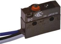 dc2c-q5aa ZF Button Micro Switch, Solder Terminal, 10 A @ 250 V ac, SP-CO, IP67