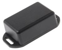 1551gflbk Hammond 1551 Series Black ABS Enclosure, IP54, Flanged, Black Lid, 50 x 35 x 20mm