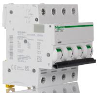 a9f54432 Schneider Electric Acti 9 iC60H MCB, 4P, 32A Curve C, 440V AC, 220 → 250V DC, 10 kA Breaking Capacity