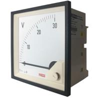 186-2509 RS PRO Analogue Panel Ammeter DC, 92mm x 92mm, 1 % Moving Coil