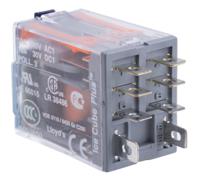 c7-a20x-dc-12-v Releco Plug In Power Relay, 12V dc Coil, 10A Switching Current, DPDT