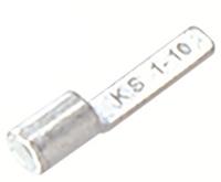 178-7238 RS PRO Uninsulated Crimp Blade Terminal 10mm Blade Length, 0.5mm² to 1.5mm², 22AWG to 16AWG