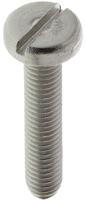 527-101 RS PRO Slot M5 Pan A2 304 Stainless Steel Machine Screws DIN 85 x 25.0mm