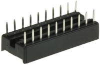 a-20-lc-tt ASSMANN WSW 2.54mm Pitch Vertical 20 Way, Through Hole Stamped Pin Open Frame IC Dip Socket, 1A