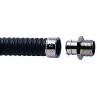7tca296020r0194-sp25m25a Adaptaflex Straight, Conduit Fitting, 25mm Nominal Size, M25, Brass, Silver IP54 rating