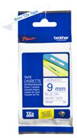 tze-223 Brother Blue on White Label Printer Tape, 8 m Length, 9 mm Width