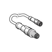 xzcr1509040h2 Telemecanique Sensors Male 3 way M12 to Female 3 way M8 Sensor Actuator Cable, 2 m